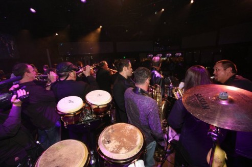 Lon Bronson Band Onstage