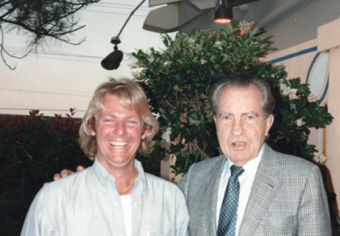 Nolan Dalla and RIchard Nixon 1985 Nolan Dalla Blog