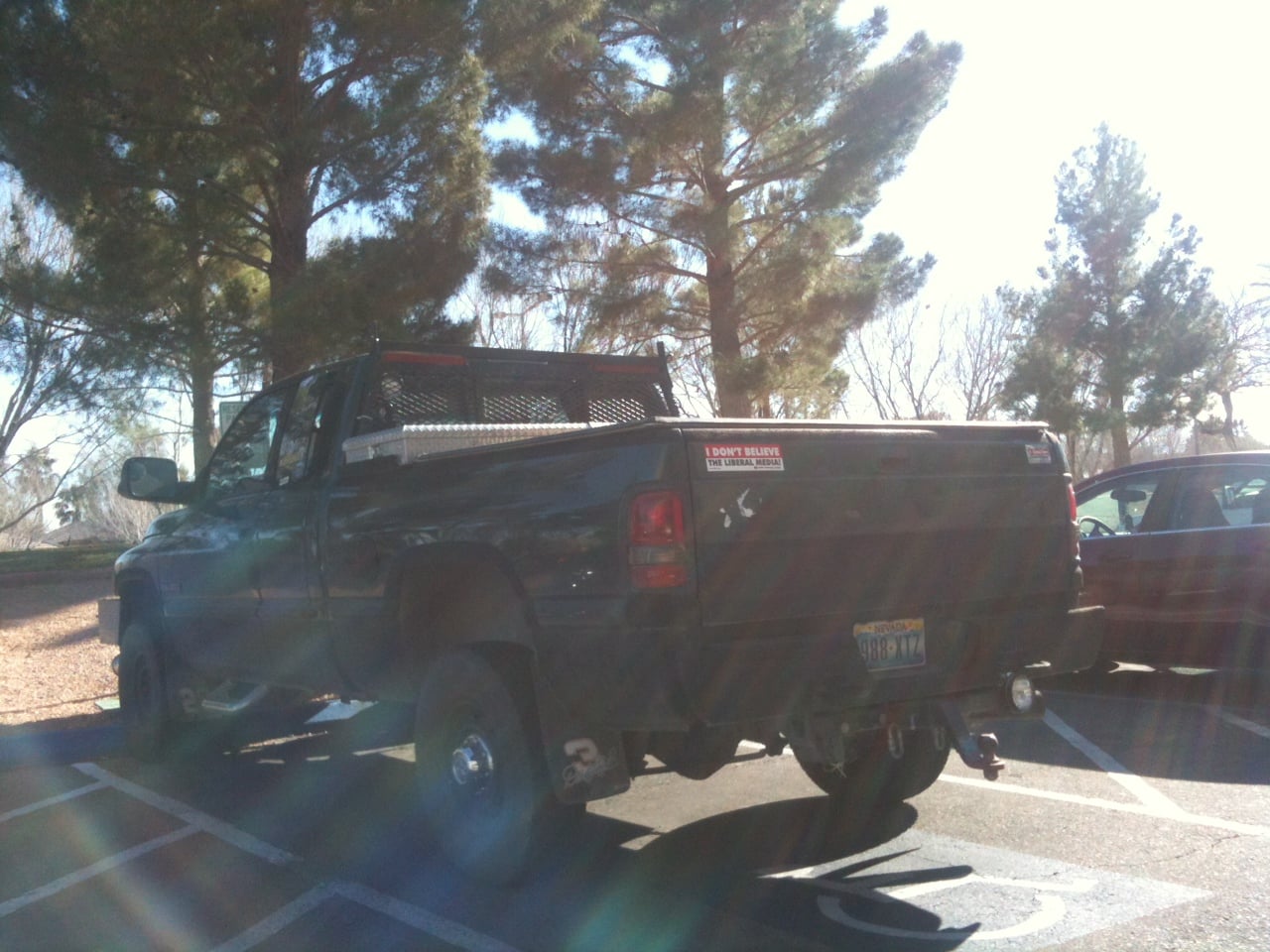 Las Vegas Man Parks in Handicapped Space Healthy Man Takes Up Handicapped Parking Space