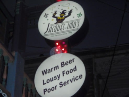 Jacques IMo's in New Orleans jacques-imos
