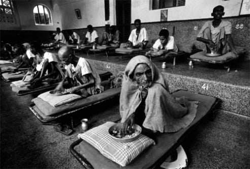 Men being cared for at the Home for the Destitute. Calcutta, India. 1981 © M.Kobayashi/Exile Images