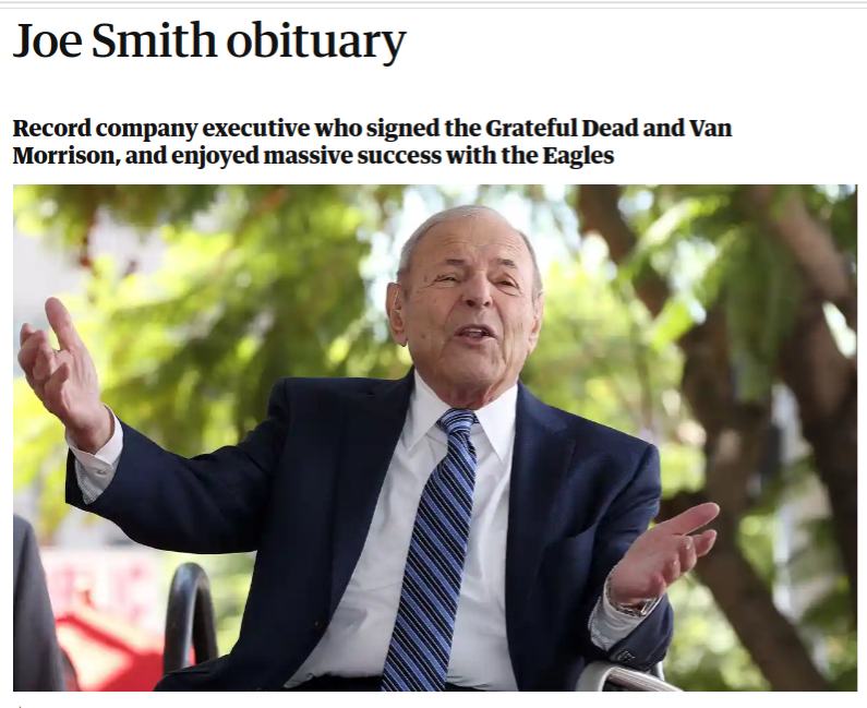 Joe Smith -- Music Executive