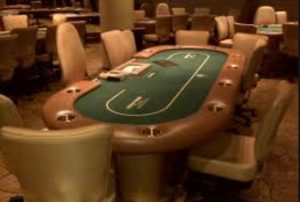 Empty Poker Table